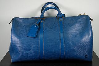 Louis Vuitton Epi Keepall 50 in Toledo Blue
