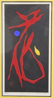 Haku Maki (Japanese, 1924-2000) Woodblock Print