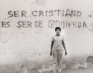 Lisetta Carmi (1924)  - Ser cristiano es ser de izquierda, Venezuela, 1969