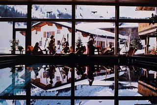Slim Aarons (1916-2006)  - Gasthof Pool, Lech, Austria, 1979