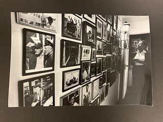 Unframed Photo of Elaine with Wall of Photos