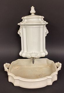 White Ceramic Lavabo