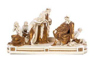 Capodimonte Porcelain Figurine grouping