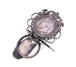 1889 Silver Coin Chatelaine