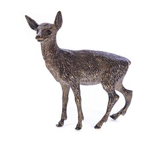 Vienna Bronze Deer marked Geschutzi