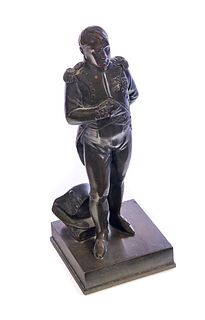 Bronze Statue of Napoleon signed Renault