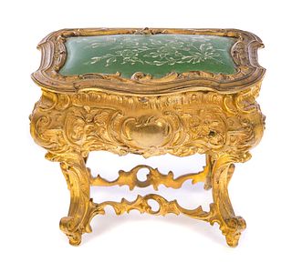 French Gilt Bronze Dresser Box