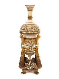 Royal Worcester Persian-style Vase, England, c. 1880