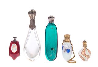 5 Unusual Antique Perfume Scent Bottles