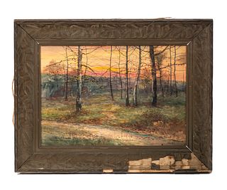 E L Edwards Landscape Watercolor