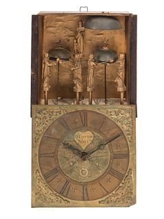 1700's DANIEL TANTUM ENGLISH CLOCK WORKS REVOLVING