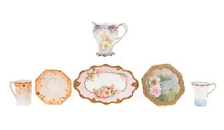 5pc R.S Prussia and Limoges Porcelain