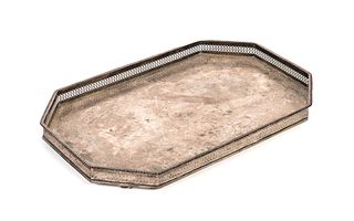 Early Sheffield Silver Serving Tray