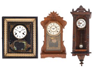 3 Victorian Clocks