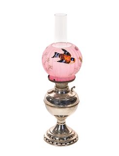 Miniature Gone with the Wind Bird Oil Lamp