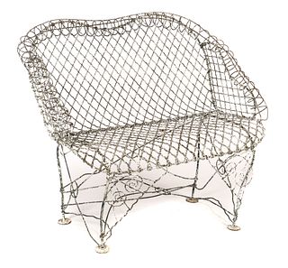 Early Victorian Wire Bench