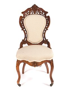 JW Meeks Victorian Parlor Chair