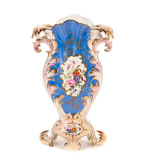 French Old Paris Porcelain Vase