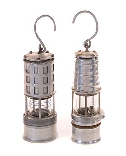 2 Miners carbide Oil Lamps