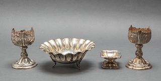 Sterling Silver Cups, Bowls, Incl. Austrian, 4