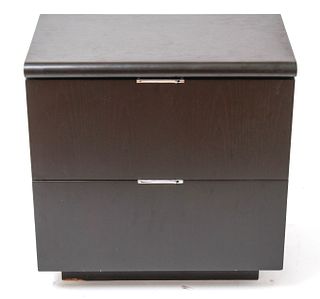 Mid-Century Modern Two Drawer End Table