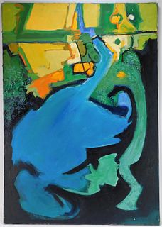 Richard V. Simpson Abstract Landscape Painting