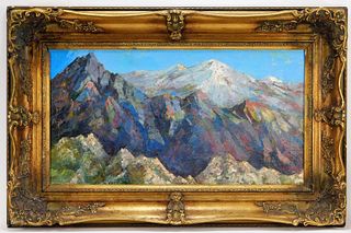Kole Berishaj Mountain Landscape Painting