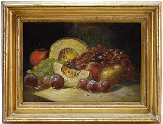 George William Whitaker Fruit Still Life Painting