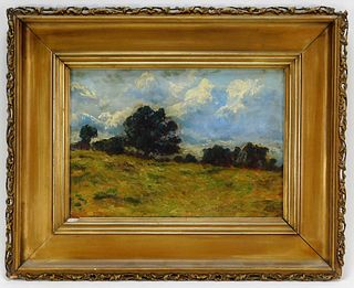 A. E. Sims Impressionist Landscape Painting