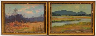 2 Charles Henry Richert Landscape Paintings