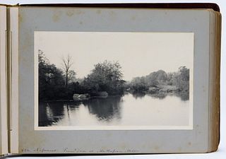 C.1900 Charles River Massachusetts Photo Album