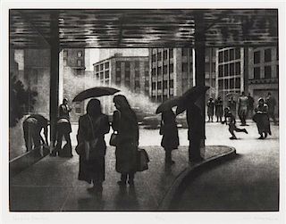 Art Werger, (American, b. 1955), Seeking Shelter, 1991