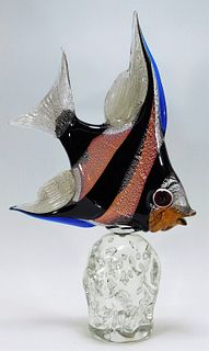 LG Zanetti Murano Art Glass Fish Sculpture
