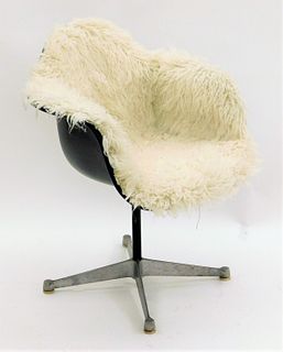 Herman Miller Flokati Fur Swivel Office Chair