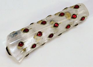 Antique Indian Rock Crystal Dagger Handle