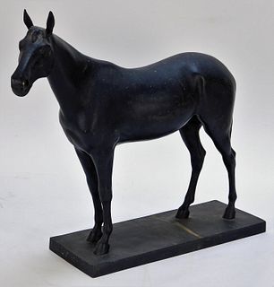 Franz Richter Arabian Stallion Bronze Statue