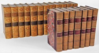 19 Works of Taylor and Holmes Leather Bound Books
