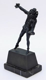 French Samuel Lipchytz Harlequin Bronze Statue