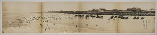 PABLO BEACH Yard-long Beach Photo c.1923