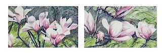 Nancy Shand, (American, 20th century), Magnolia Blossoms
