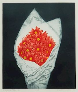 Beth Van Hoesen, (American, 1926-2010), Wrapped Flowers, 1985
