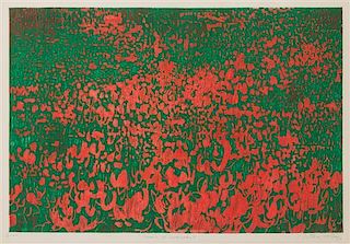 Gabor Peterdi, (Hungarian-American, 1915-2001), Poppies of Csobanka I, 1977