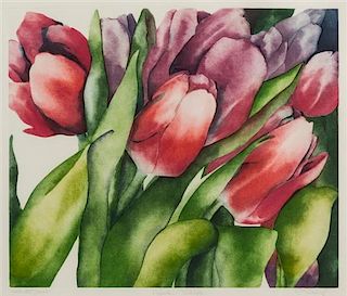 Cathleen Daly, (American, b. 1940), French Tulips