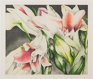 Cathleen Daly, (American, 20th century), Dark Lillies