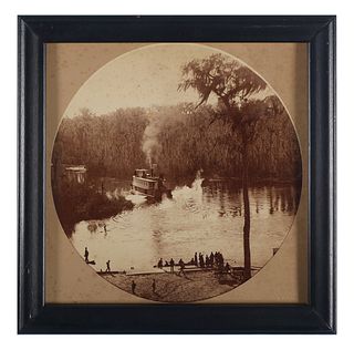 GEORGE BARKER, Florida Riverboat Photograph
