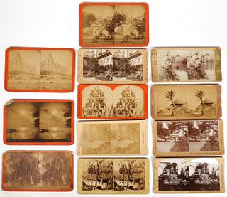 (12) Florida Photo Stereoview Cards