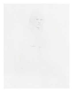 William H. Bailey, (American, b. 1930), Untitled (Nude), 1974