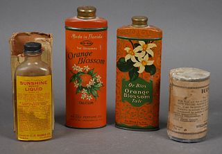 (4) Vintage Cans Florida-made Medicines