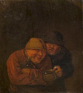 Artist Unknown, (18th century), Drunkards (two works)