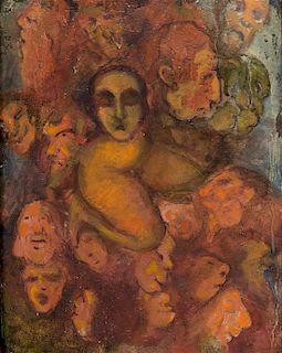 Artist Unknown, (20th century), Faces